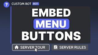 Setup Discord Embedded Buttons That Reveal Messages!