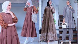 MODEL BAJU GAMIS TERBARU 2024 | GAMIS LEBARAN IDUL FITRI PENGAJIAN KONDANGAN