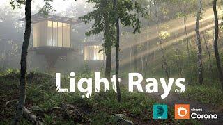 Light Rays And Fog With 3ds max & Corona Volume material "GOD RAYS"