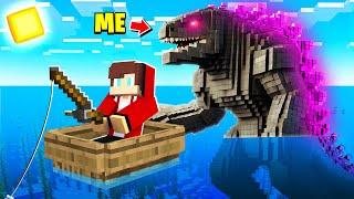 PRANKING AS GODZILLA IN MINECRAFT!