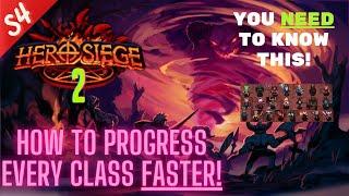 How to Progress Early Game Faster on EVERY Class! Hero Siege 2: Season 4