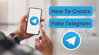 How to use Telegram without phone number 2024 | Fake telegram account