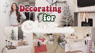 2022 Christmas Decorate with Me  DECORATING MY NEW HOME FOR CHRISTMAS 