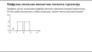 Физика. Есеп шығару мысалы