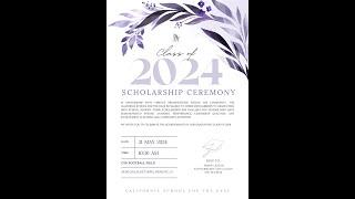 CSD 2024 High School Scholarship Ceremony