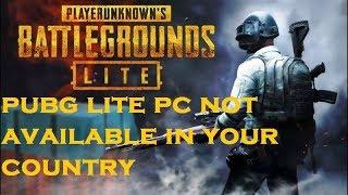 fix PUBG PC Lite is Unavailable in Your Region / كيفيه تشغيل اللعبه PUBG LITE PC  في بلدك