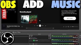 Add music to your OBS Stream
