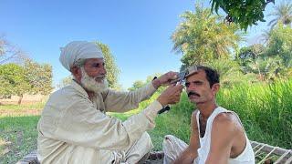 ASMR Fast Shaving with Old Fashioned Barber  (part 222)