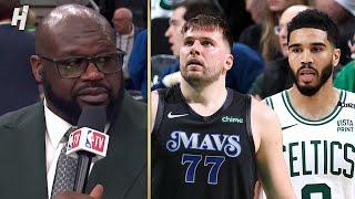 Shaq & the NBA TV Crew Reacts to Celtics Game 1 Win vs Mavericks