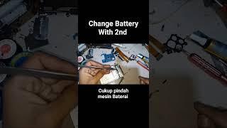 Ganti Baterai Beda Tipe Apakah bisa?? Tentu bisa Caranya Cukup pindah mesin Baterai  #battery