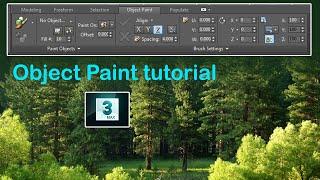 How to scatter tree using object paint in 3ds max | Object paint tutorial | no third-party plugin