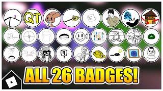 How to get ALL 26 BADGES in ITEM ASYLUM! [ROBLOX]