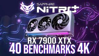 SAPPHIRE NITRO+ RX 7900 XTX vs 40 In-Game Benchmarks - 4K