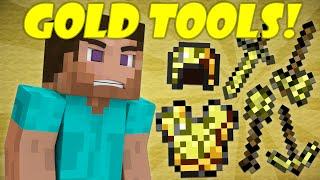 Why Gold Tools Break Quickly - Minecraft