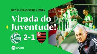 PEDRO CRAVA DE PEITO MAS JUVENTUDE VIRA E ACABA COM INVENCIBILIDADE DO FLA! JUVENTUDE 2X1 FLAMENGO