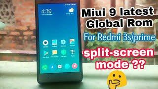 Miui 9 latest global Rom for Redmi 3s/prime - review