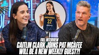 Caitlin Clark Joins The Pat McAfee Show After Becoming The #1 Pick In The WNBA Draft