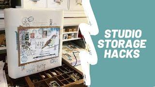 DIY Studio Storage Hacks | New Studio | Part 2