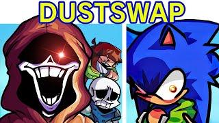 Friday Night Funkin' VS DustSwap V1 | Sans, Papyrus, Chara & Sonic (FNF Mod/Undertale/Starved)