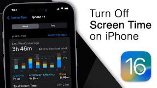 How to Turn Off Screen Time Without Passcode on iPhone! [2023]