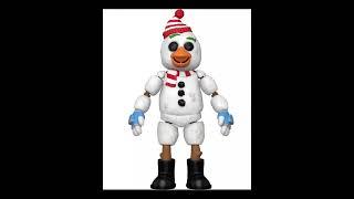 Five Nights at Freddy's Holiday Snow Chica Funko Action Figure