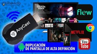  Uso y configuración del Anycast M9 plus para Netflix y Flow - simil Crhomecast