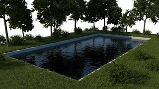 Realistic Water Material Tutorial - Vray 3.4 - Vray Next 4.0 (Sketchup)