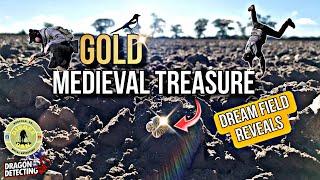 Gold Medieval Treasure Found Metal Detecting In The UK  | Dream Field | #vlog #viralvideo #video