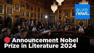  Nobel Prize in Literature 2024 announcement from Sweden | euronews 