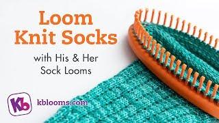 Loom Knit Socks- Complete How-to