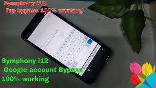 Symphony i12 frp bypass/symphony i12 pin lock pattern/symphony i12 google account/i12 gmaile reset