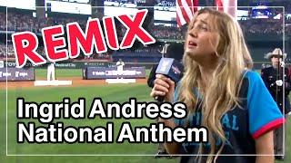 Ingrid Andress National Anthem REMIX  MUSIC VIDEO ( Home Run Derby 2024 )