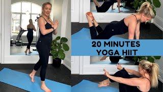 20 Minute Yoga HIIT Workout!