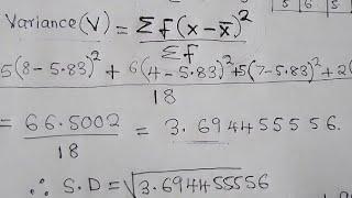 Statistics [ Standard Deviation ] - Ungrouped Data - Made Easy