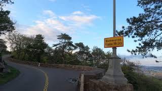 Walking to the Top of Ramberget in Gothenburg, Sweden.