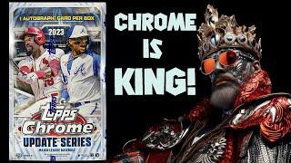 NEW RELEASE 2023 TOPPS CHROME UPDATE HOBBY BOX OPENING!!!