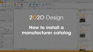 2020 Design Tip: How to install a manufacturer catalog