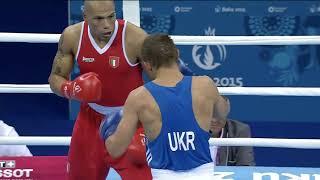 Oleksandr Khyzhniak (UKR) vs. Valentino Manfredonia (ITA) European Games 2015 SF's (81kg)
