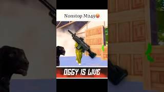 Nonstop M249 #bgmi #pubgmobile #oggyislive #shortsvideos #shortsfeed #shorts #shortvideo