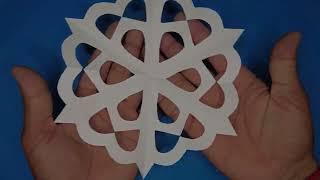 Top 8 | Just to cut | How to make a paper Snowflake | Craft paper | DIY.