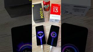 Poco F6 vs Redmi 13 Charging Test