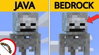 DIFERENCIAS entre Minecraft Bedrock y Minecraft Java