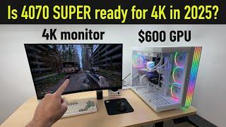 Can RTX 4070 SUPER handle 4K in the latest games?