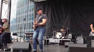 Chris Condon playing with Drake White at CMA Fest 2013.  The Simple Life 