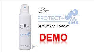 Deodorant Spray Demo | G&H Protect+ | Amway