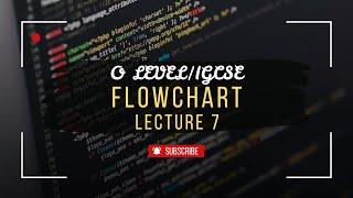 Flowchart | Lec 7 | O Level/IGCSE Computer Science | 2201/0478 | MJ/ON 25 | CS BY HMZ