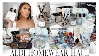 HUGE ALDI HOMEWEAR HAUL | CANDLES, DIFFUSERS, CLEANING & MORE!!