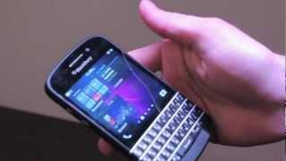 Hands on with the BlackBerry Q10 with Jeff Gadway from BlackBerry