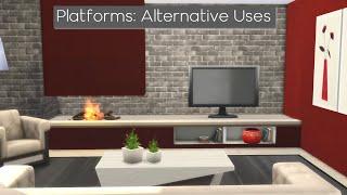 Tutorial: Platforms: Alternative Uses | No Mods/CC | Base Game | The Sims 4 |