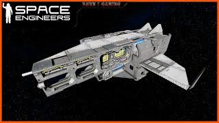 Space Engineers ship showcase - FS.SA10.5 Sentinel-Class Reconnaissance Vessel